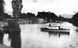 Morrison's Launch on Waihou near Junction Wharf, 1907